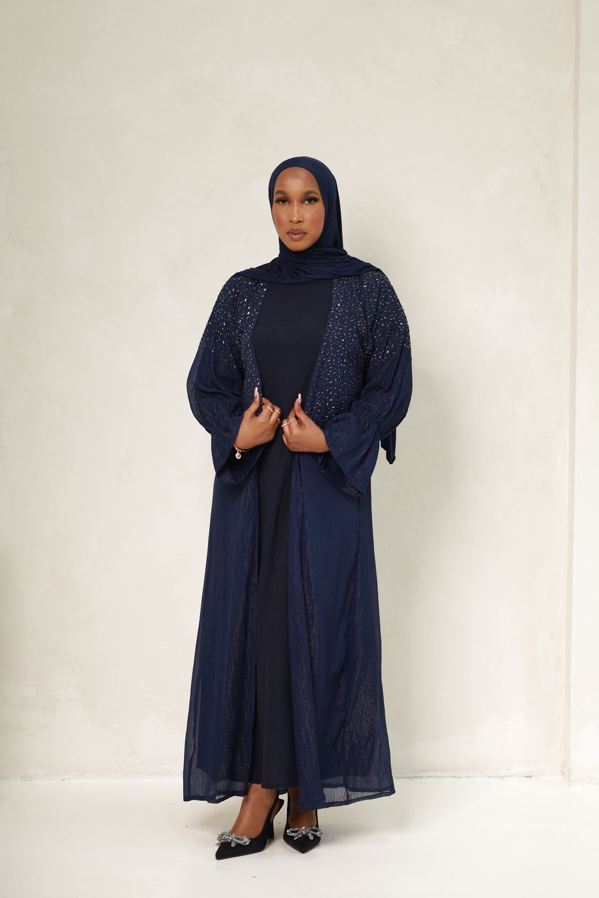 Najmah Abaya - Navy Blue