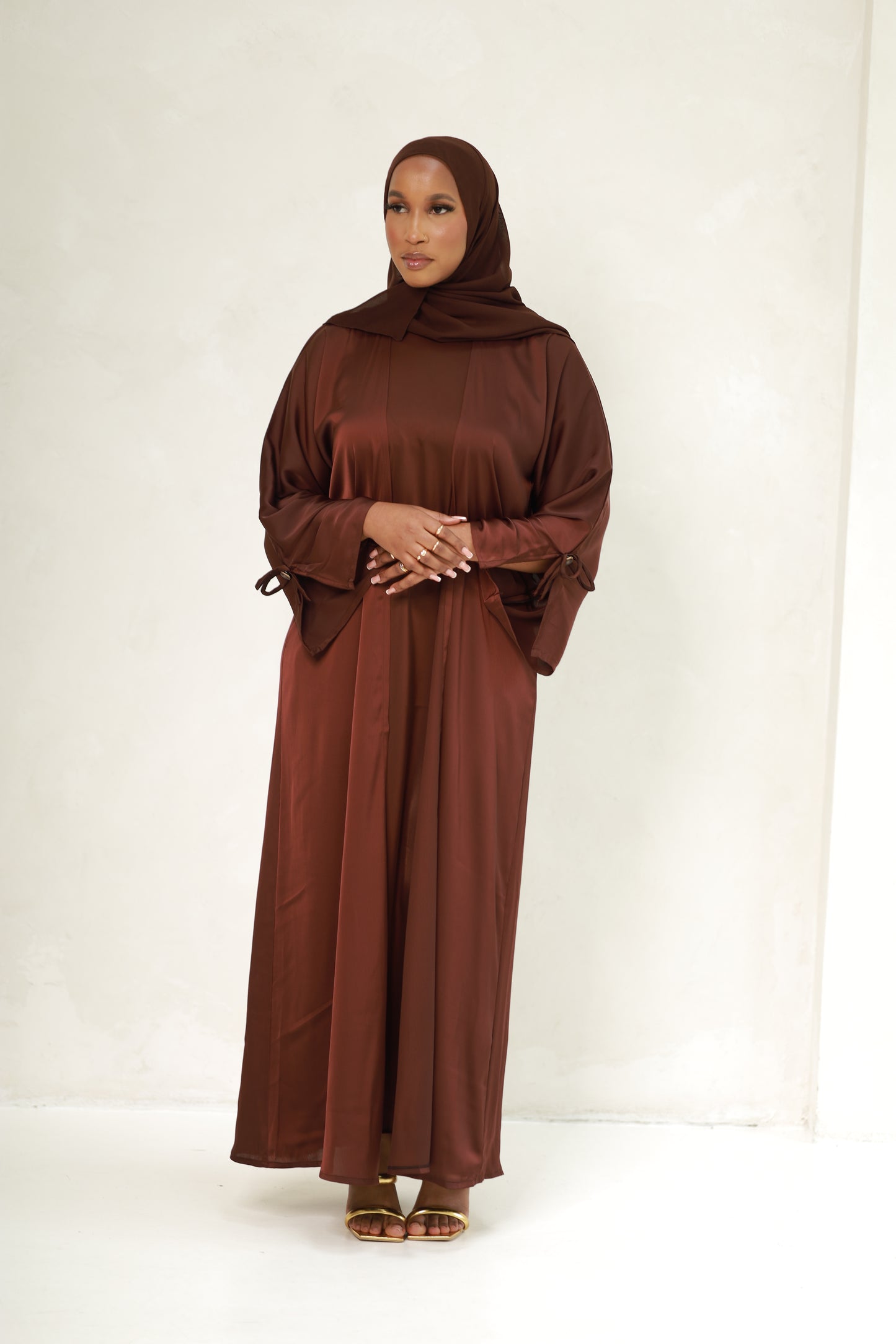 Rimal Abaya - Brown