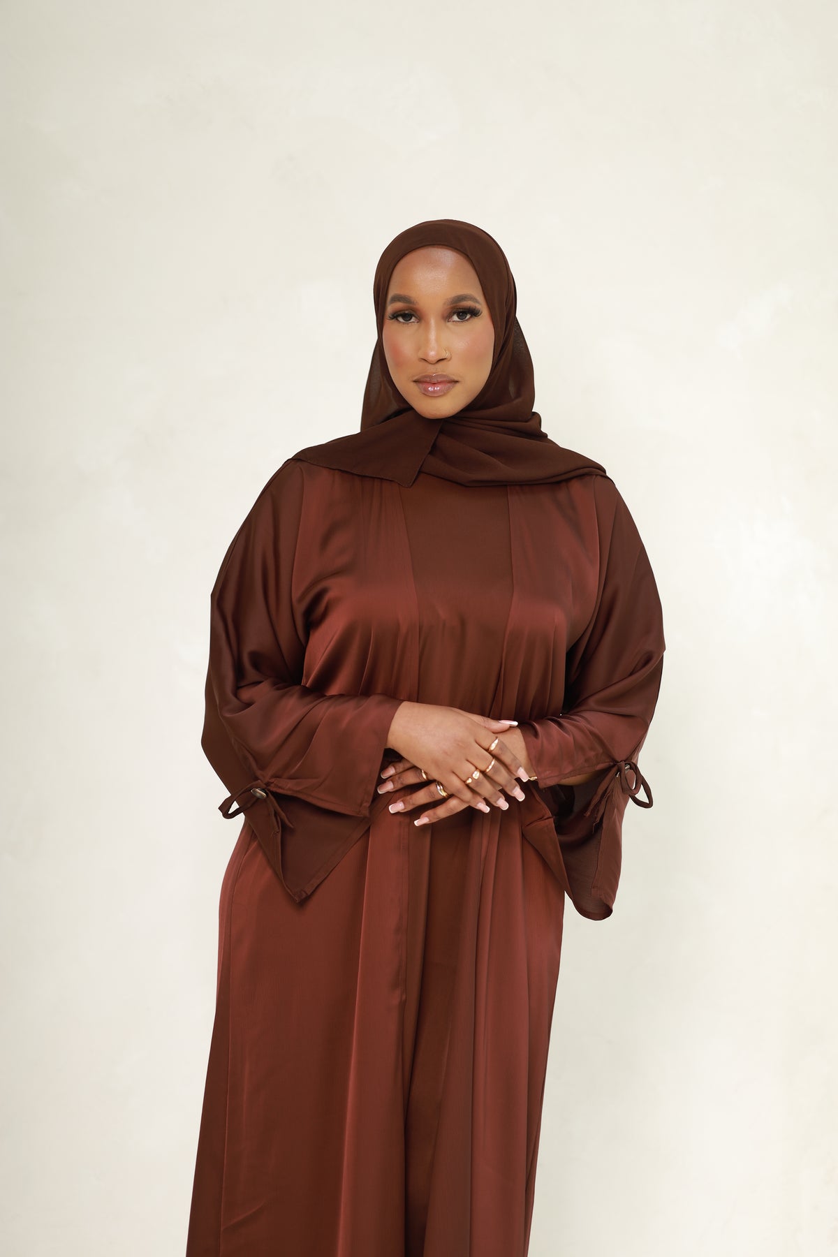 Rimal Abaya - Brown