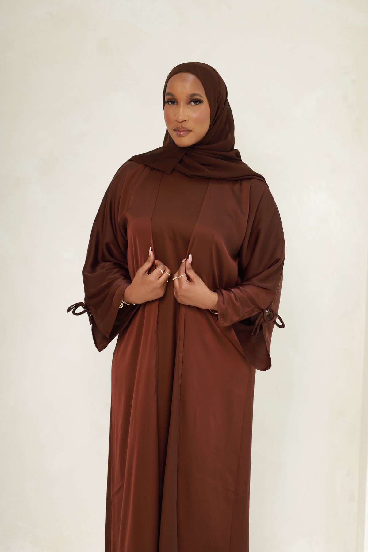 Rimal Abaya - Brown