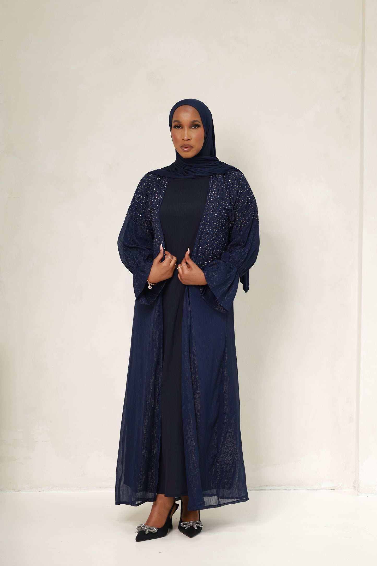 Najmah Abaya - Navy Blue