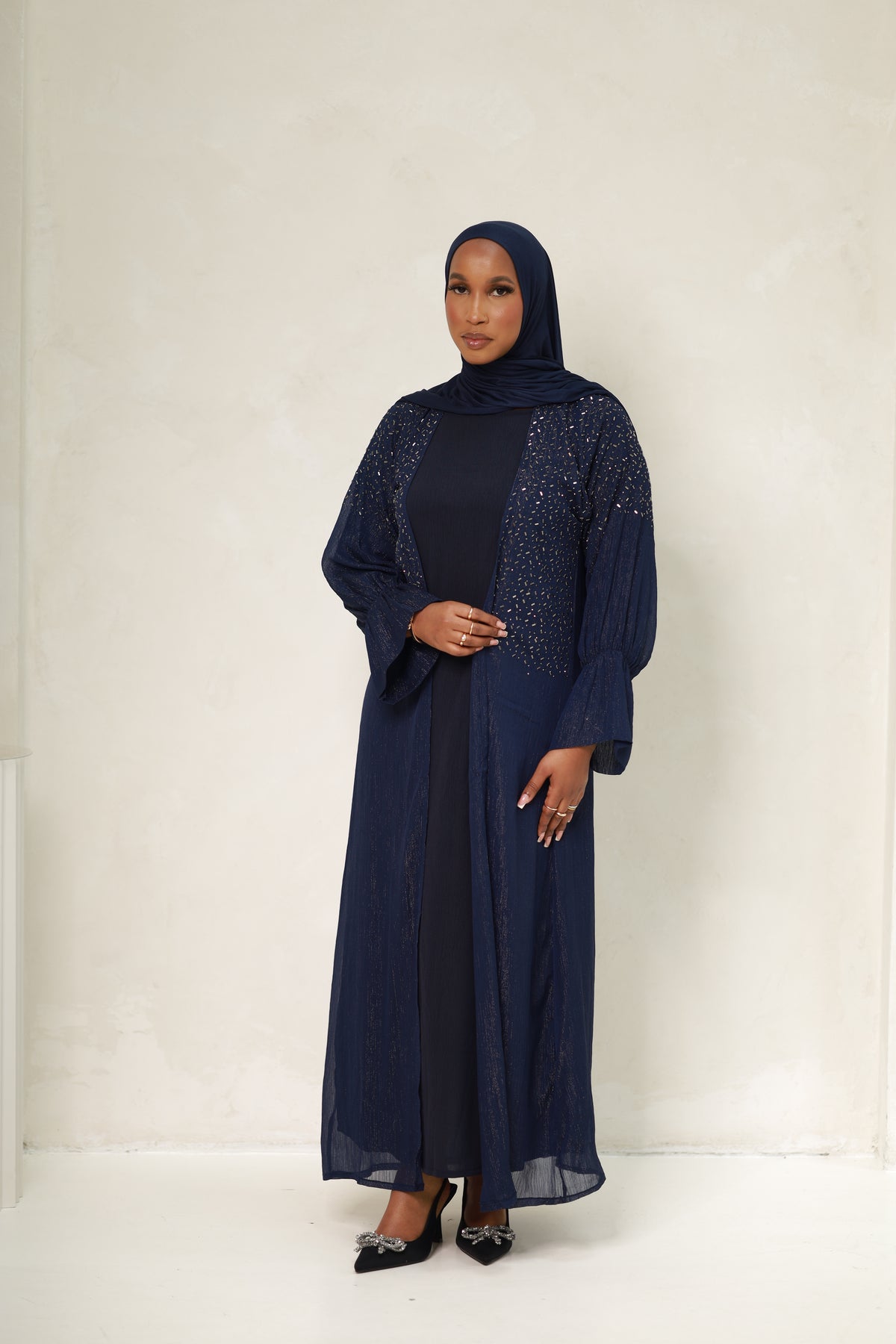 Najmah Abaya - Navy Blue