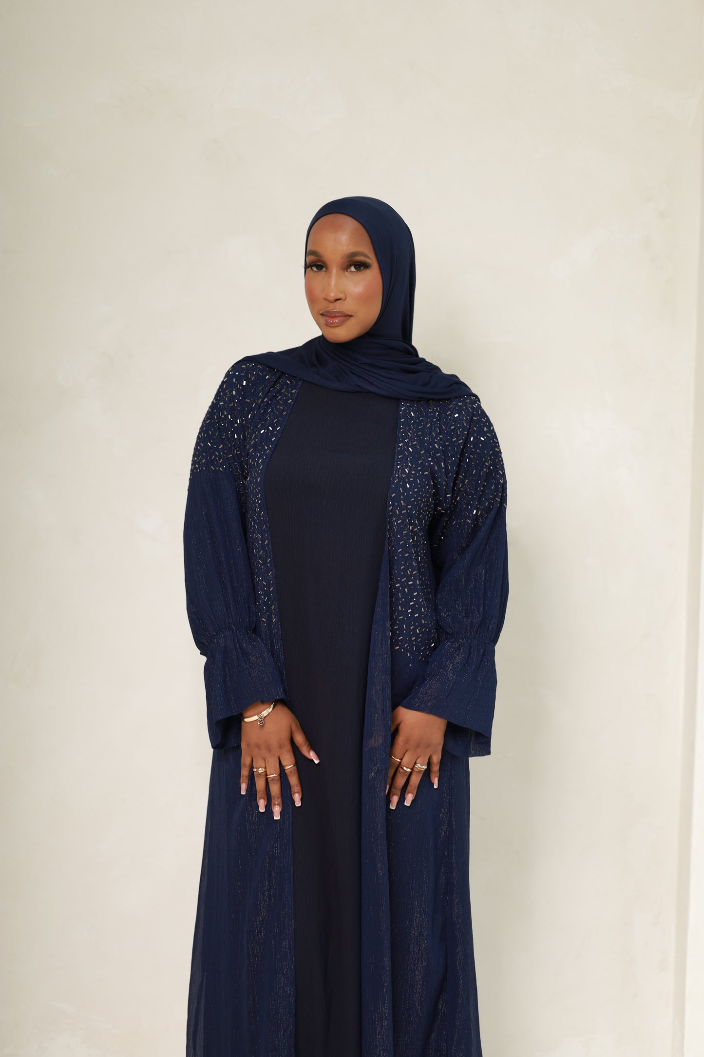 Najmah Abaya - Navy Blue