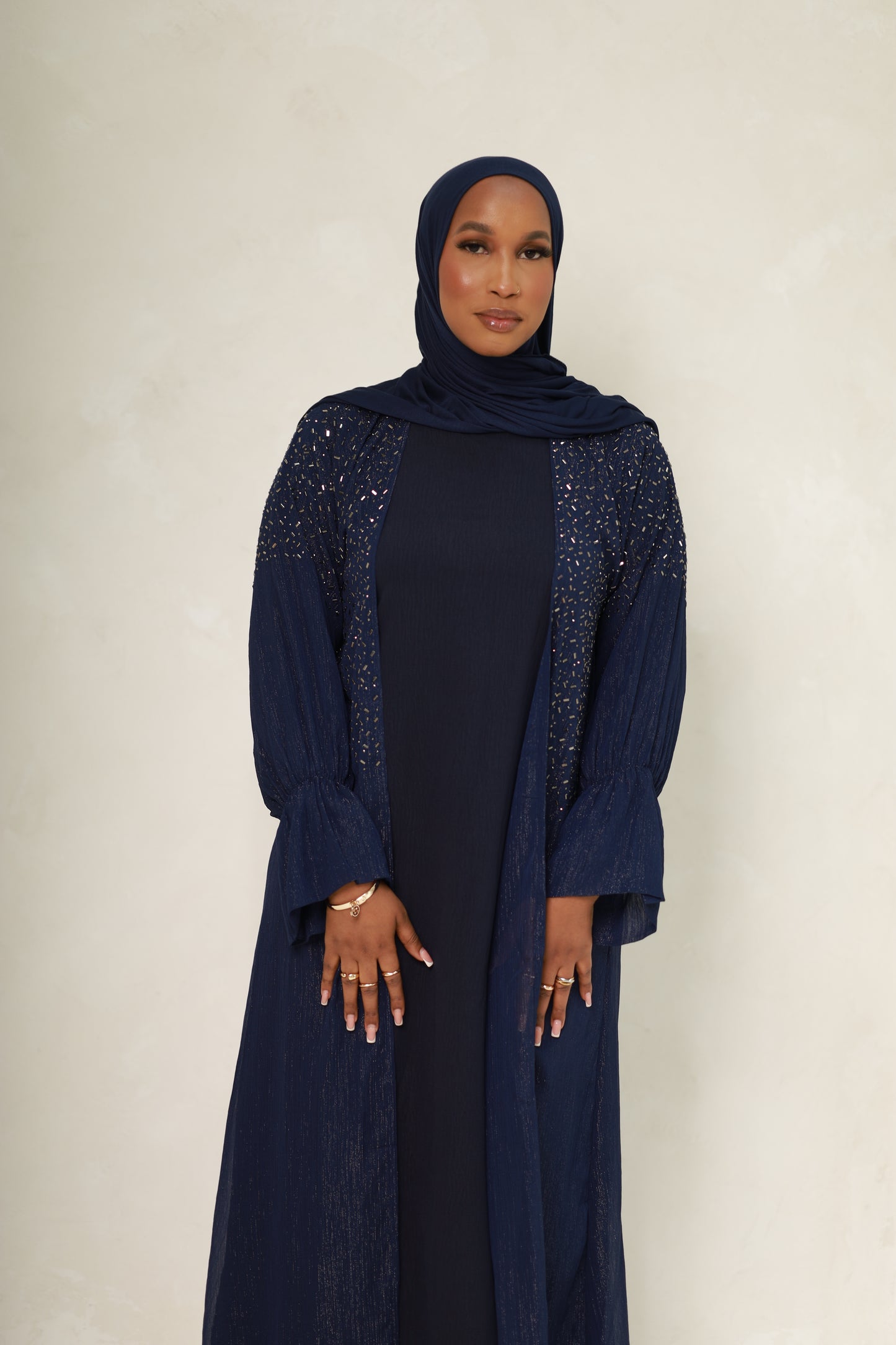 Najmah Abaya - Navy Blue