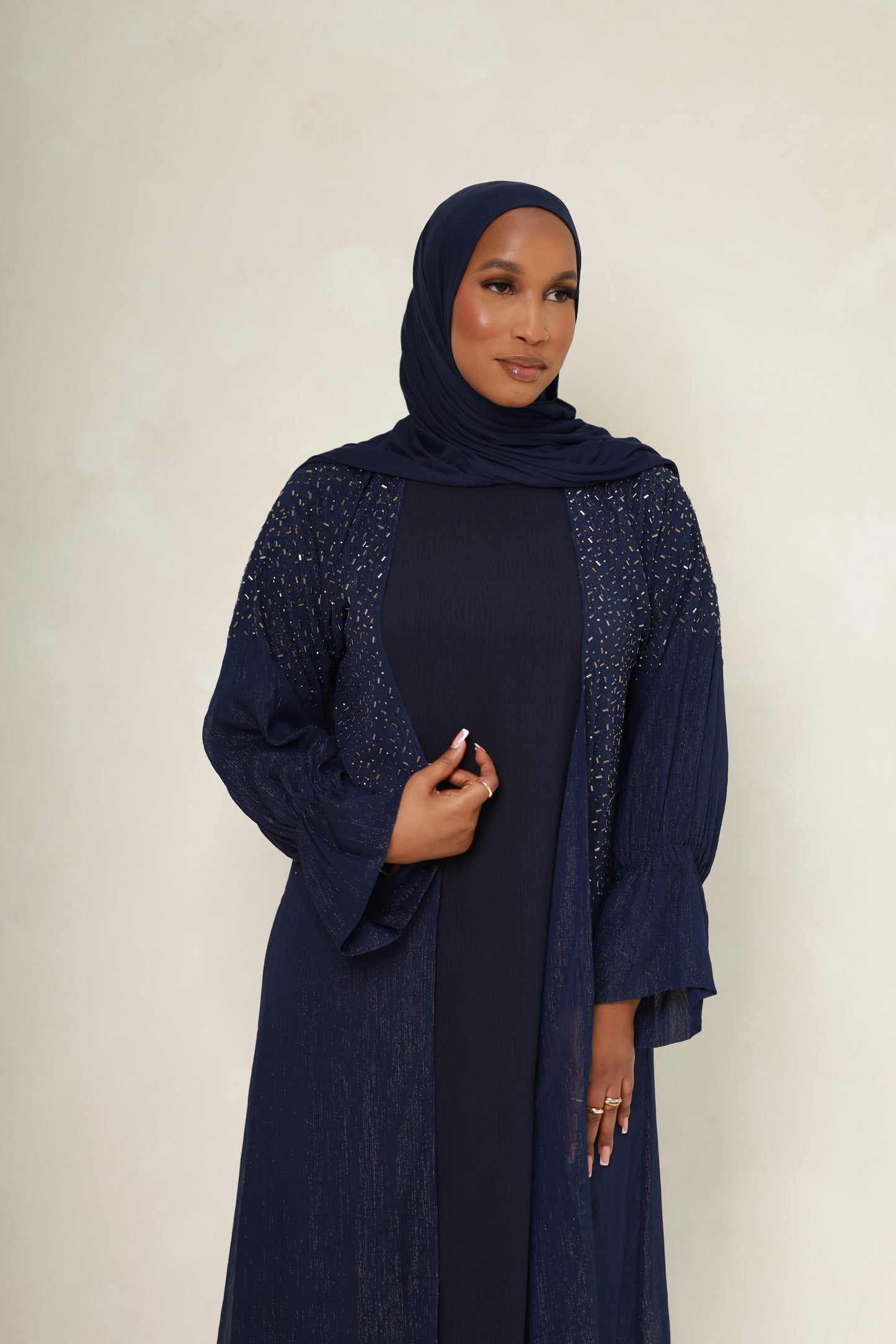 Najmah Abaya - Navy Blue