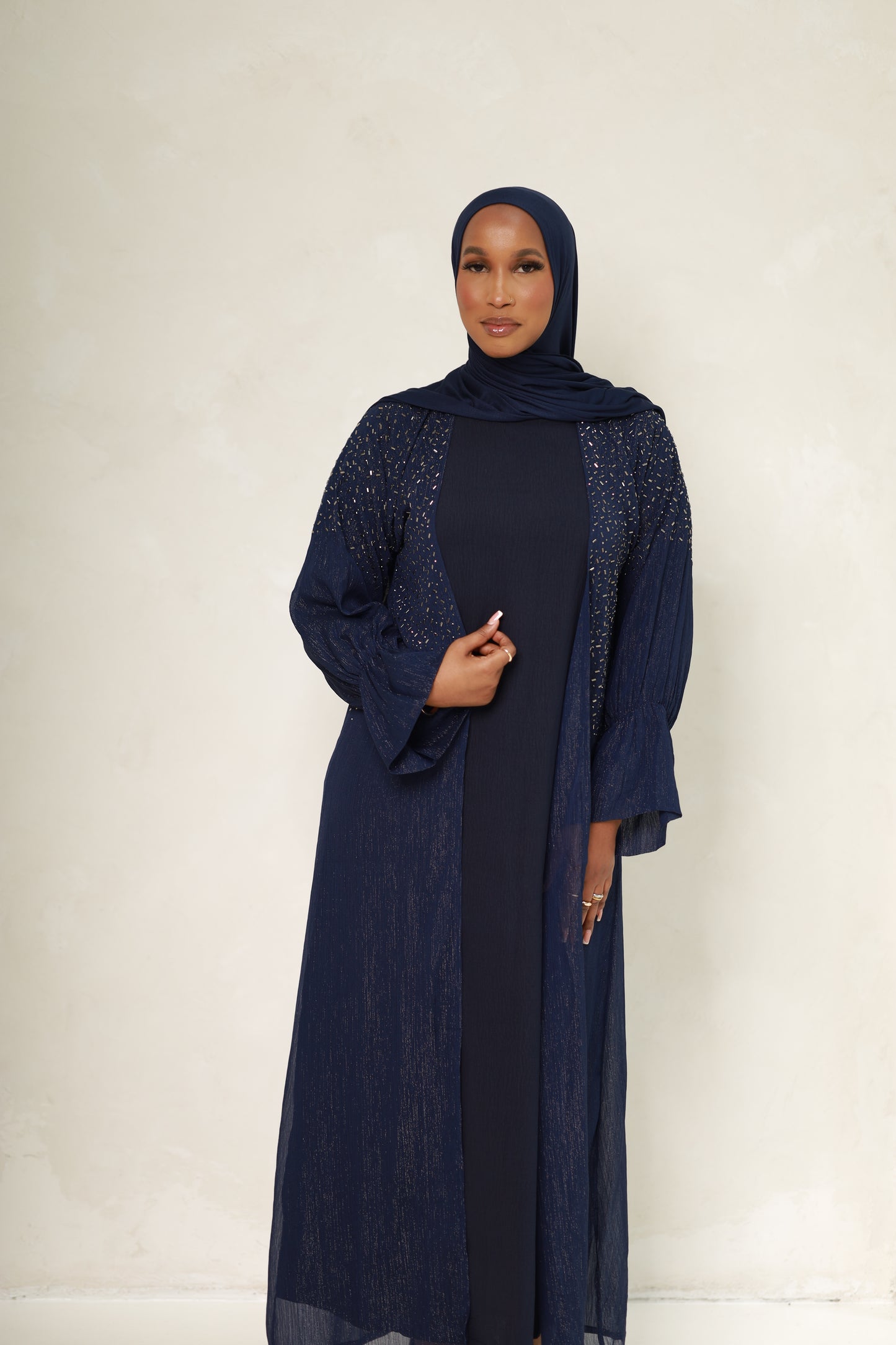 Najmah Abaya - Navy Blue