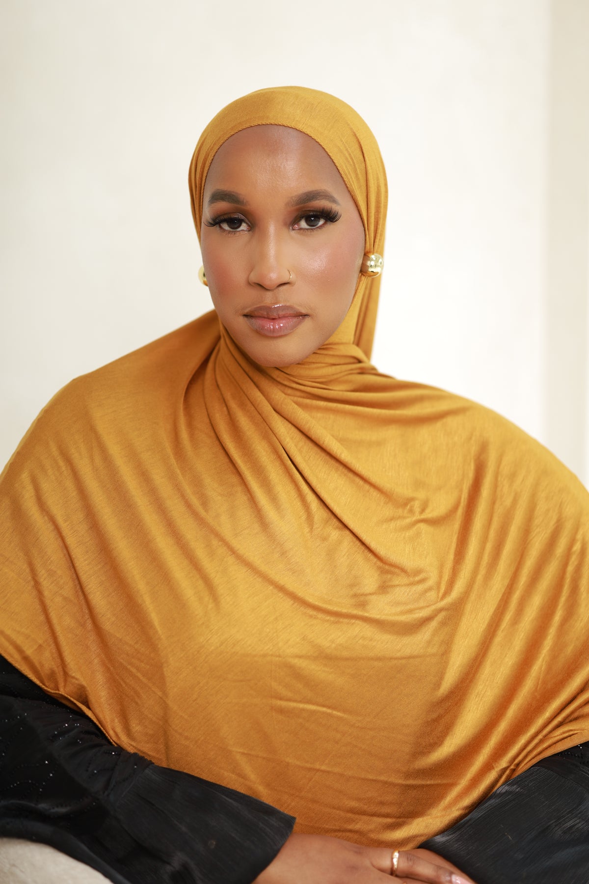 Asfar Jersey Hijab - Mustard