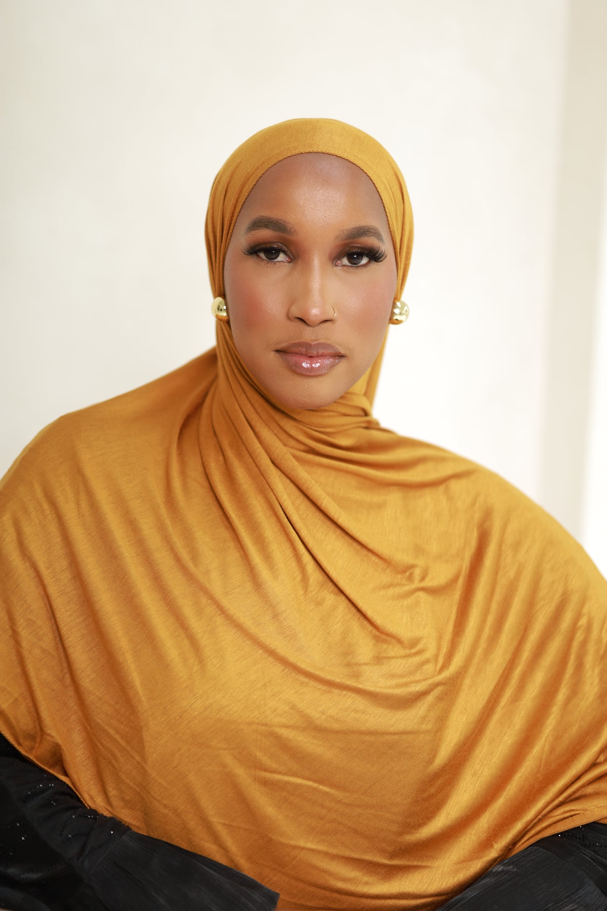 Asfar Jersey Hijab - Mustard