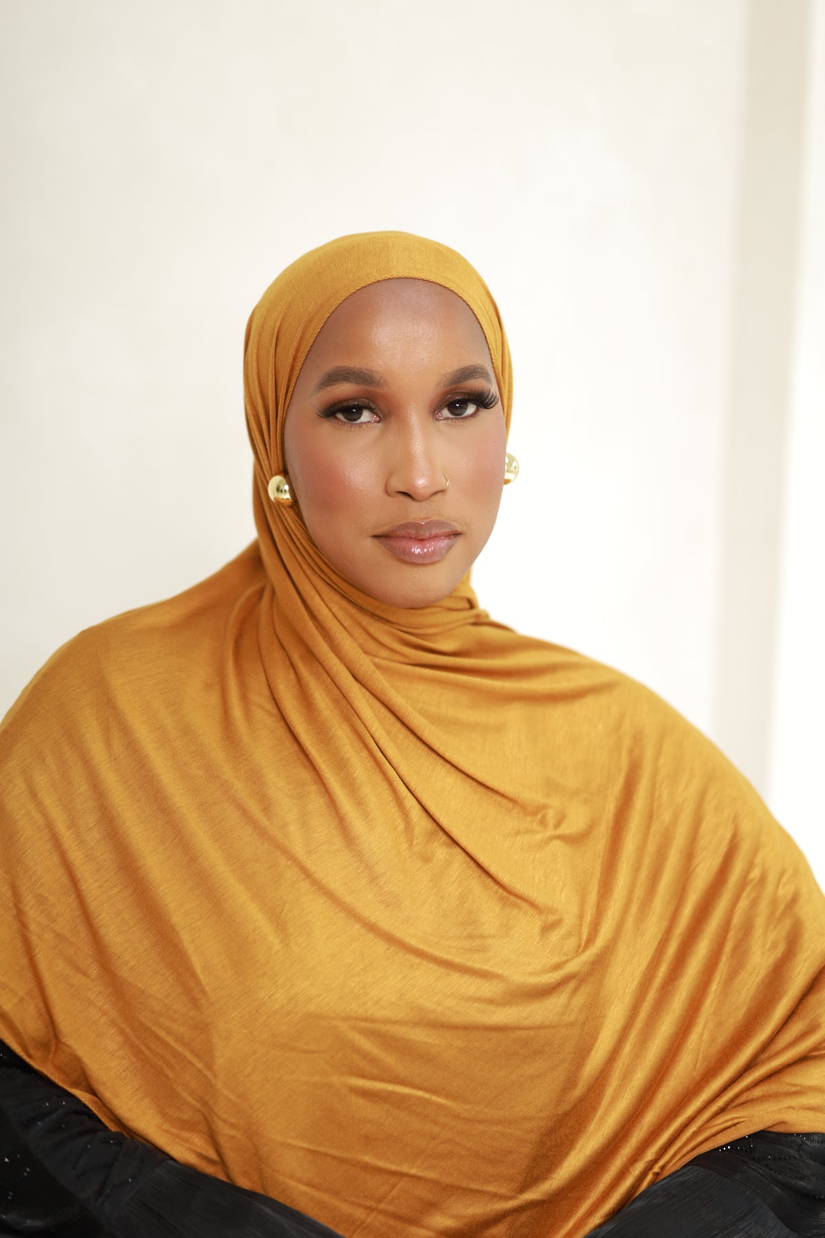 Asfar Jersey Hijab - Mustard